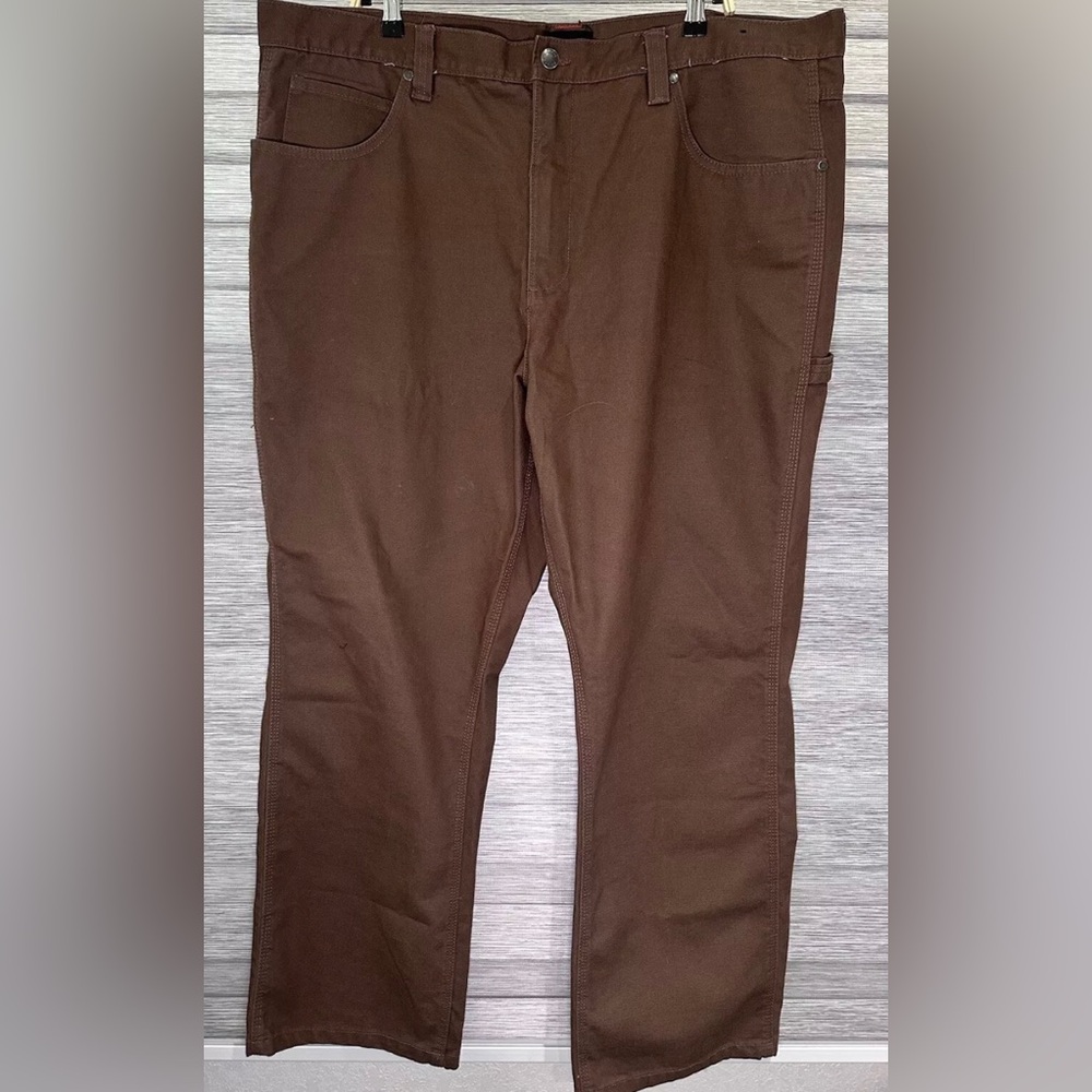 Die Hard Cargo Jeans Pants Mens 42x32 Brown Carpenter Work